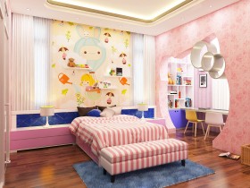 Sence Phòng Ngủ 00018 - Thiết kế phòng ngủ Con gái đẹp